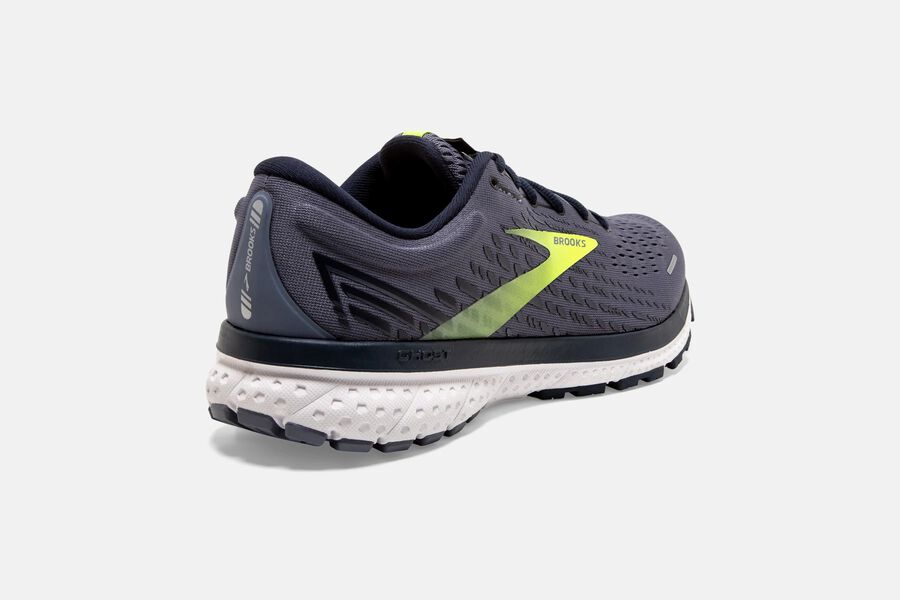 Brooks Running Shoes - Ghost 13 Road Mens - Grey/Green - BGP-492673